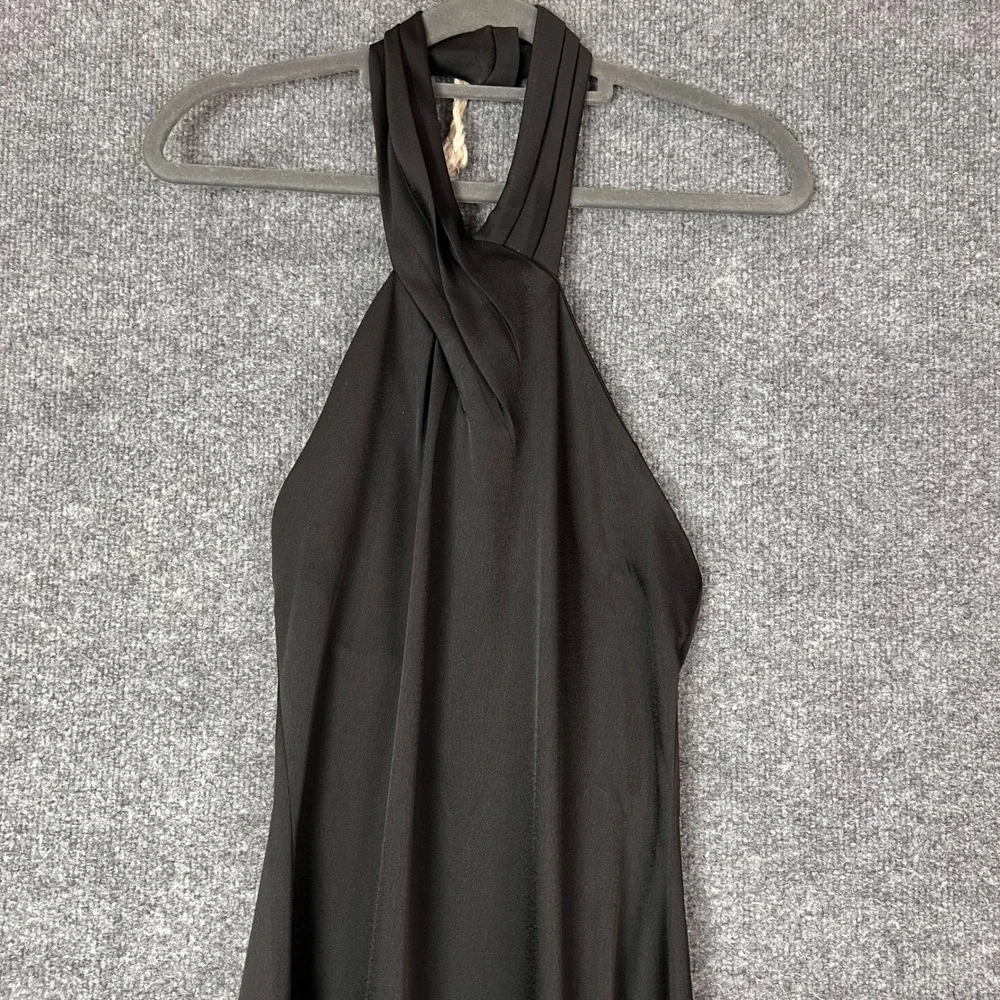 BHLDN Ruby Twist Halter maxi Gown Dress Size 4 Sleeveless Formal Evening Wedding